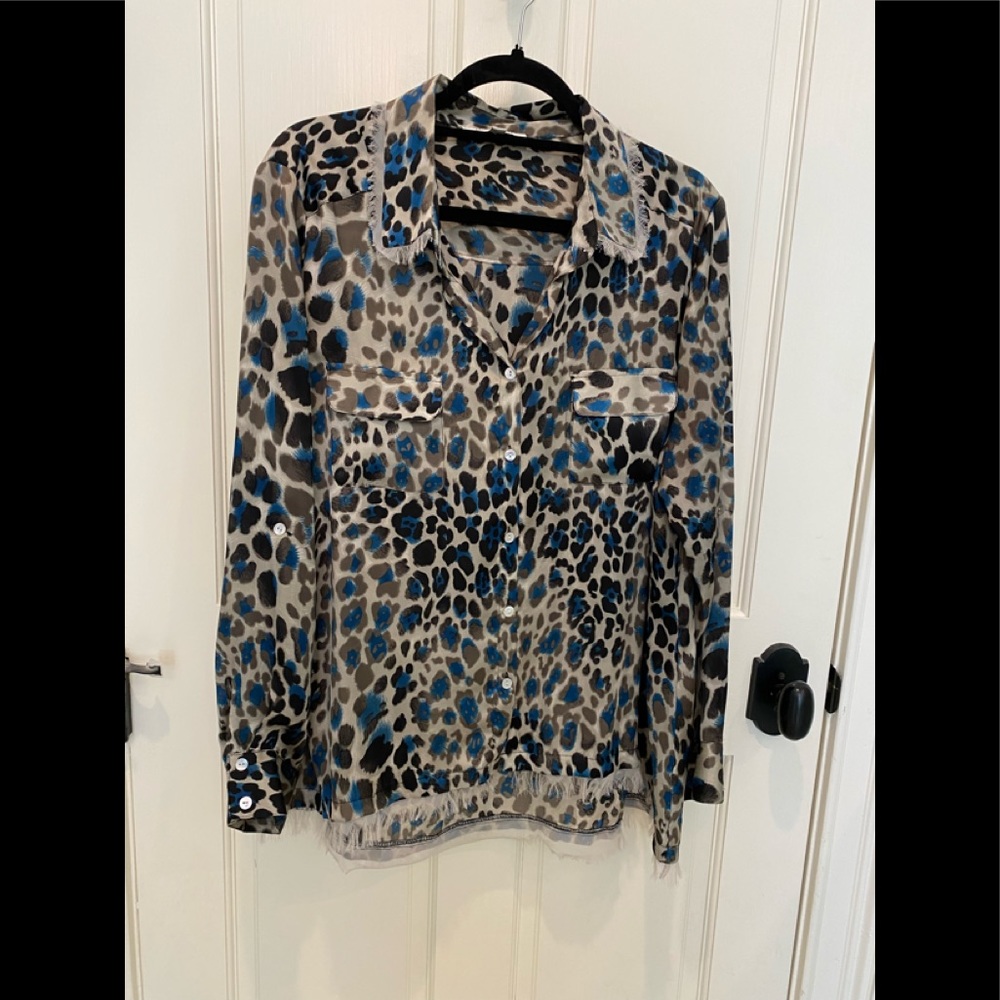 Animal Print Blouse